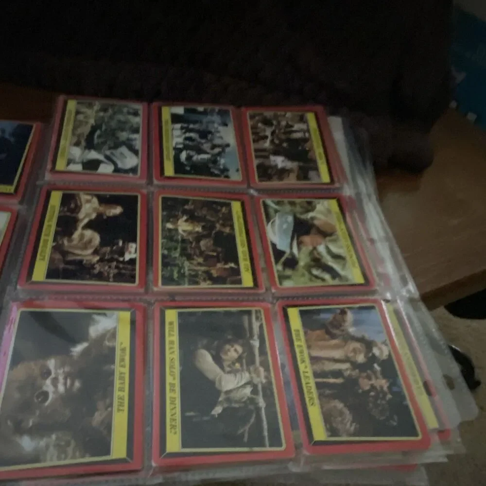 Star Wars Return of the Jedi 1983 Non-Sport Trading Card Lot Topps